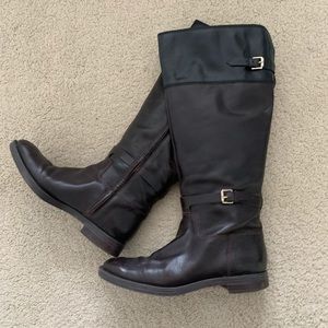 Brown Leather Riding Boots